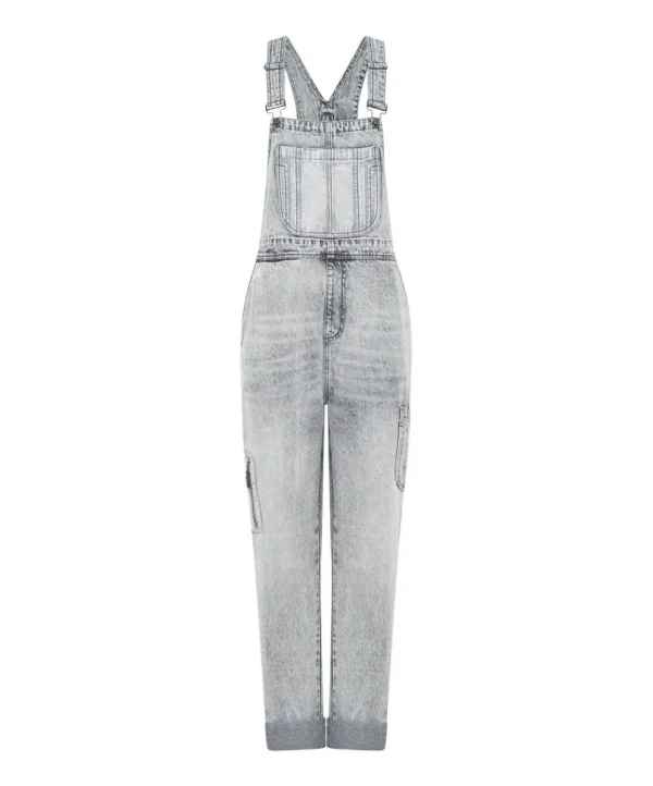 ONE TEASPOON Slate Acid Stanton St Denim Overalls | Women Denim Jumpsuits