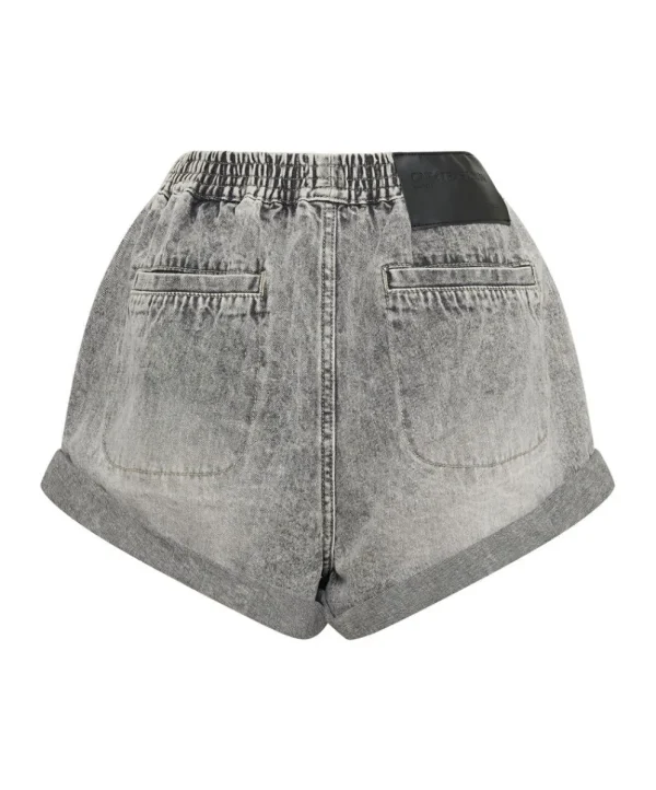 ONE TEASPOON Smoke Hunters Mid Length Relaxed Shorts | Women Denim Shorts