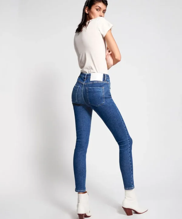 ONE TEASPOON Soho Blue Freebirds Ii High Waist Skinny Jeans | Women Denim Jeans