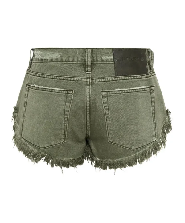 ONE TEASPOON St Khaki Dukes Low Waist Denim Shorts | Women Denim Shorts