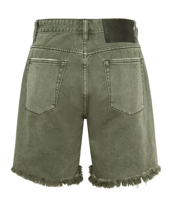 ONE TEASPOON St Khaki Stevies High Waist Long Length Boyfriend | Women Denim Shorts