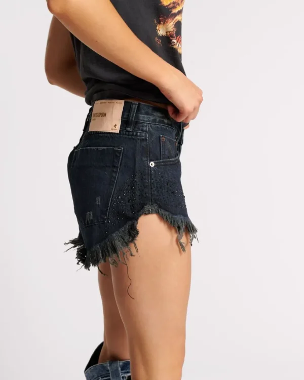 ONE TEASPOON Stoned Cowboy Dukes Low Waist Denim Shorts | Women Denim Shorts