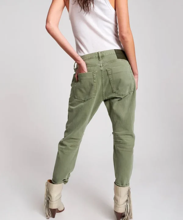 ONE TEASPOON Super Khaki Saints Boyfriend Jeans | Women Denim Jeans