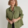 ONE TEASPOON Super Khaki Soho Shirt | Women Shirts