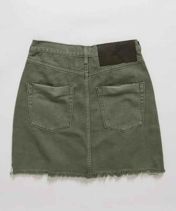 ONE TEASPOON Super Khaki Viper High Waist Skirt | Women Denim Skirts