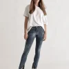 ONE TEASPOON Superstar Blue Hoodlums Mid Rise Skinny Jeans | Women Denim Jeans