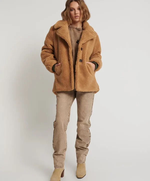 ONE TEASPOON Tan Teddy Coat | Women Jackets