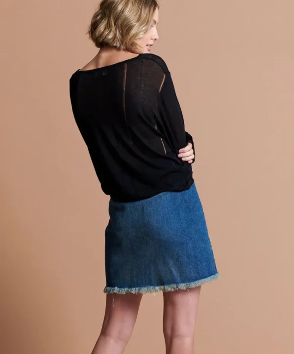 ONE TEASPOON Tuscany Vixen High Waist Denim Skirt | Women Denim Skirts