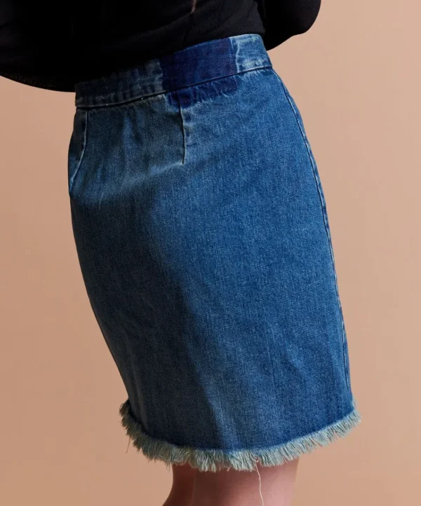 ONE TEASPOON Tuscany Vixen High Waist Denim Skirt | Women Denim Skirts