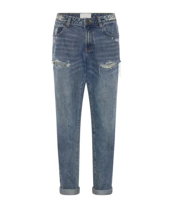 ONE TEASPOON Used Blue 1982S High Waist Balloon Jeans | Women Denim Jeans