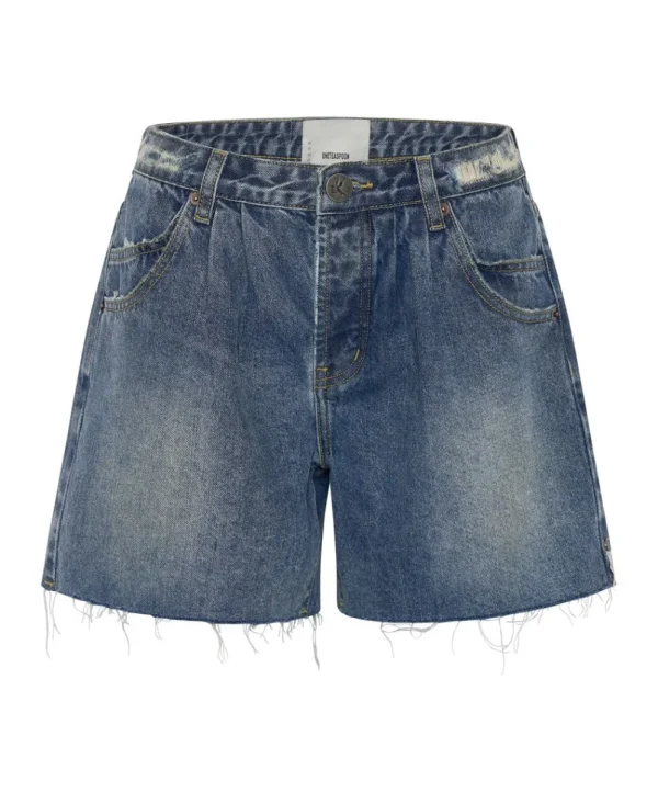 ONE TEASPOON Used Blue Super Relaxed Shaker Shorts | Women Denim Shorts