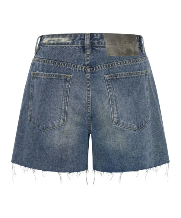 ONE TEASPOON Used Blue Super Relaxed Shaker Shorts | Women Denim Shorts