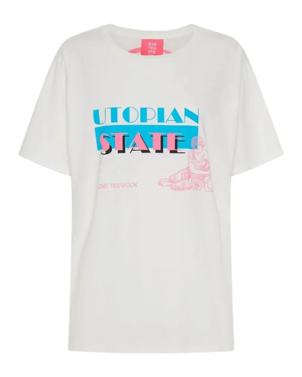 ONE TEASPOON Utopian Miami State Organic Unisex Tee | Women Organic Tees