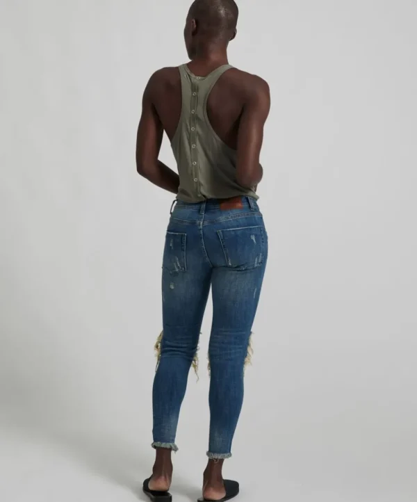 ONE TEASPOON Vintage Indigo Freebirds Ii | Women Denim Jeans