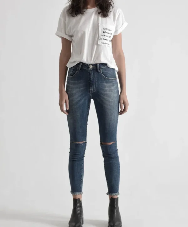 ONE TEASPOON Vintage Indigo High Waist Freebirds Ii | Women Denim Jeans