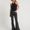 ONE TEASPOON Washed Black High Waist Trumpet Flare Jeans | Women Denim Jeans