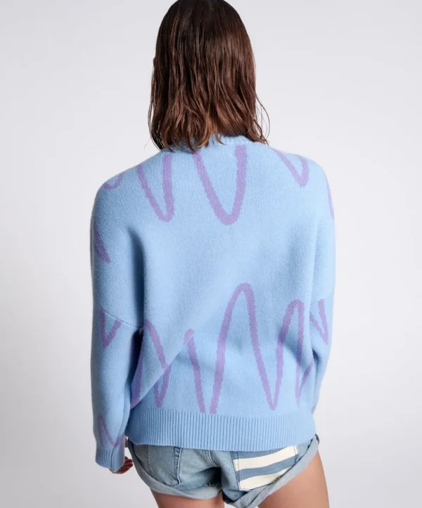 ONE TEASPOON Wave Length Knit Sweater | Women Knitwear