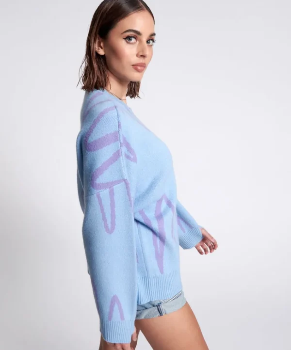 ONE TEASPOON Wave Length Knit Sweater | Women Knitwear