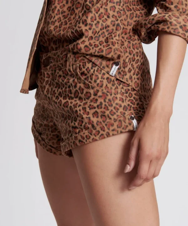 ONE TEASPOON Wild Thing Suede Bandit Low Waist Shorts | Women Bottoms