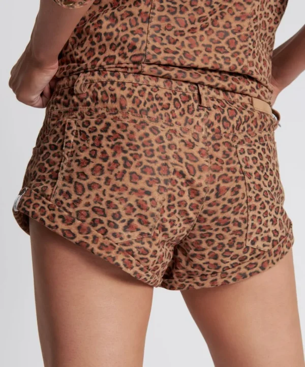 ONE TEASPOON Wild Thing Suede Bandit Low Waist Shorts | Women Bottoms