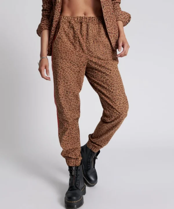 ONE TEASPOON Wild Thing Suede Shabbies Drawstring Boyfriend Pants | Women Bottoms