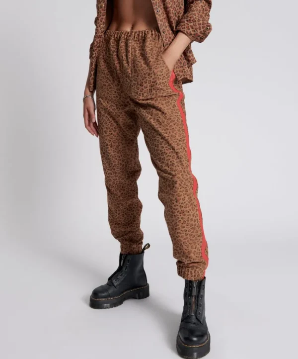 ONE TEASPOON Wild Thing Suede Shabbies Drawstring Boyfriend Pants | Women Bottoms