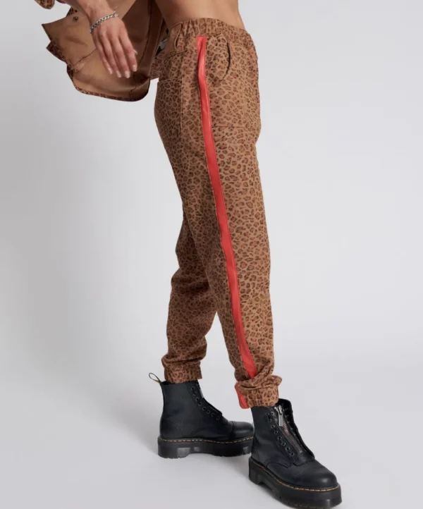 ONE TEASPOON Wild Thing Suede Shabbies Drawstring Boyfriend Pants | Women Bottoms