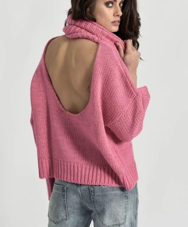 ONE TEASPOON Winona Keyhole Roll Neck Sweater | Women Knitwear