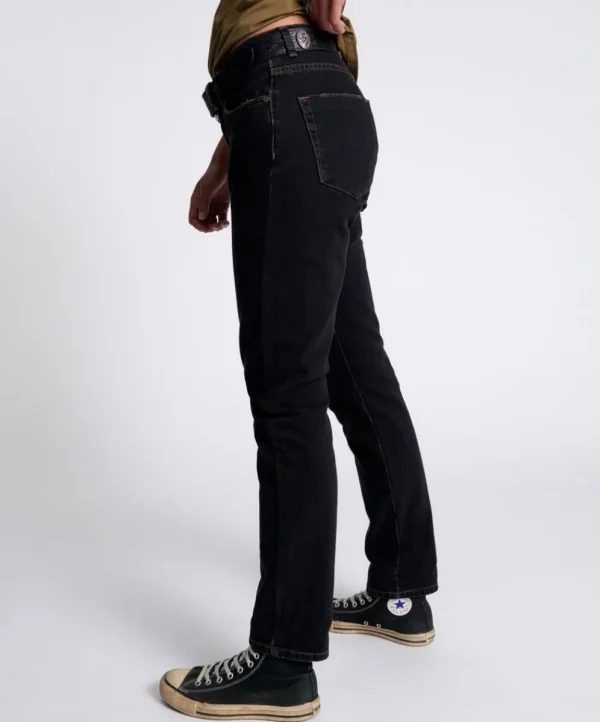 ONE TEASPOON Worn Black High Waist Awesome Baggies Denim Jeans | Women Denim Jeans