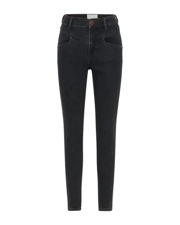 ONE TEASPOON Worn Black Preachers High Waist Skinny Jeans | Women Denim Jeans