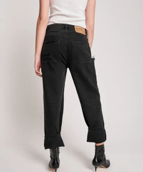 ONE TEASPOON Worn Black Smiths Trouser Jeans | Women Denim Jeans