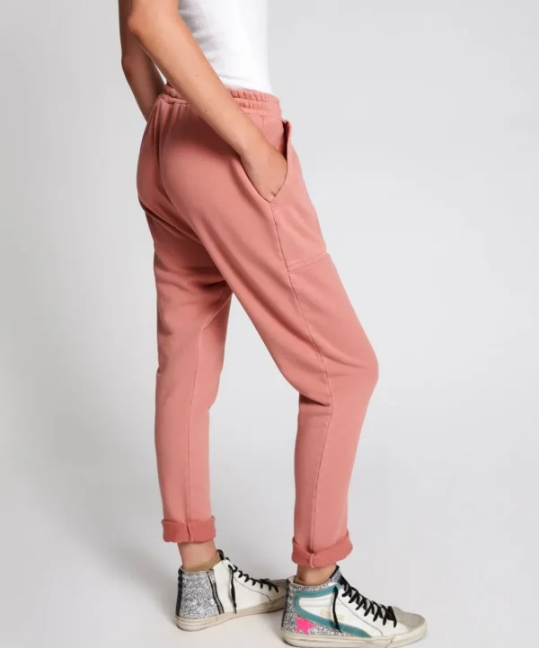 ONE TEASPOON Worn Pink Cargo Sweat Pants | Women Bottoms