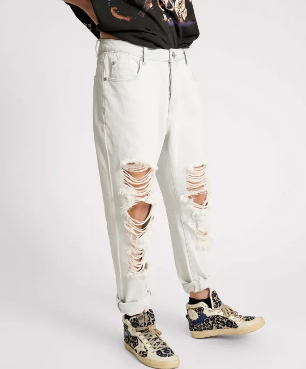 ONE TEASPOON Xanthe Messed Up Saints Boyfriend Jeans | Women Denim Jeans